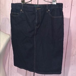 Heavyweight denim jeans skirt pencil like new